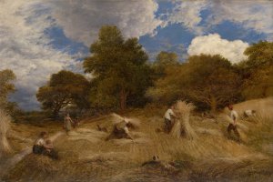Wheat by John Linnell Oil Painting