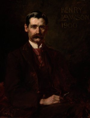 Henry Lawson by John Longstaff Oil Painting