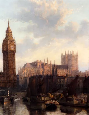 Westminster by John Macvicar Anderson - Oil Painting Reproduction