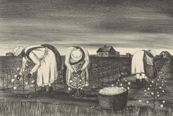Main Product Photo of Southern Cottonpickers  Painting by John Macwhirter