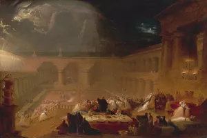 Belshazzar's Feast by John Martin Oil Painting