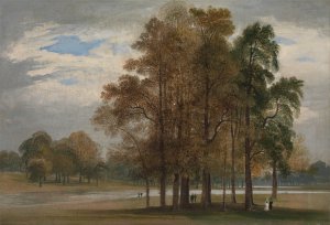 Hyde Park by John Martin Oil Painting