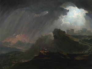 Joshua Commanding the Sun to Stand Still by John Martin Oil Painting