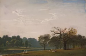 Kensington Gardens by John Martin Oil Painting