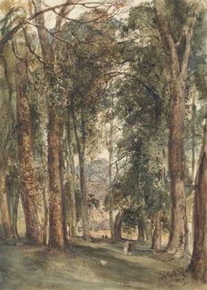 Kensington Gardens by John Martin Oil Painting