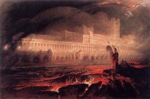 Pandemonium Oil painting by John Martin