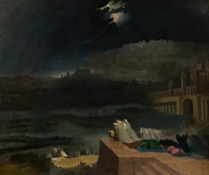 Repentance of Nineveh by John Martin Oil Painting