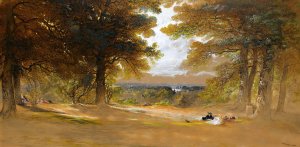 Richmond Park, London by John Martin Oil Painting