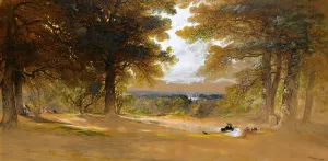 Richmond Park, London by John Martin Oil Painting