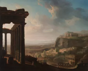 Ruins of an Ancient City by John Martin Oil Painting