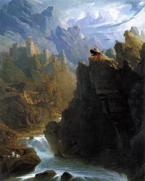 The Bard by John Martin - Oil Painting Reproduction