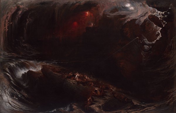 The Deluge  by John Martin - Hand-Painted Oil Painting Reproduction