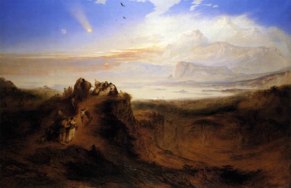 The Eve of the Deluge by John Martin - Hand-Painted Oil Painting Reproduction