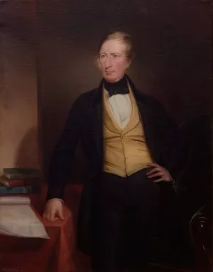 Captain Charles Sturt by John Michael Crossland Oil Painting