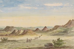 Approach to Cadotte's Pass by John Mix Stanley Oil Painting