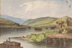 Cape Horn - Columbia River by John Mix Stanley Oil Painting