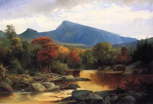 Mount Carter - Autumn in the White Mountains Oil painting by John Mix Stanley