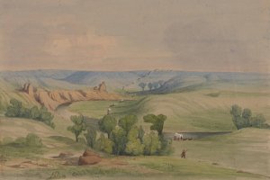 Near Mouse River by John Mix Stanley Oil Painting