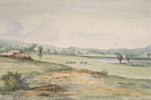 Sauk River by John Mix Stanley Oil Painting