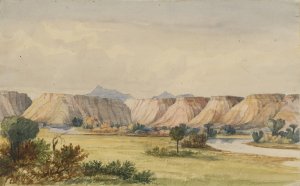 Teton Valley by John Mix Stanley Oil Painting