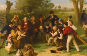 The Fight by John Morgan Oil Painting
