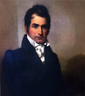Henry Bedelman Bascom by John Neagle - Oil Painting Reproduction