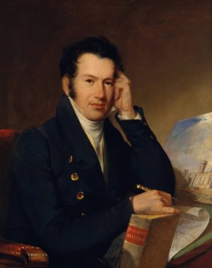 John Haviland by John Neagle Oil Painting