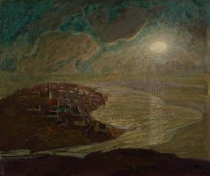 Magic City by John Noble Oil Painting
