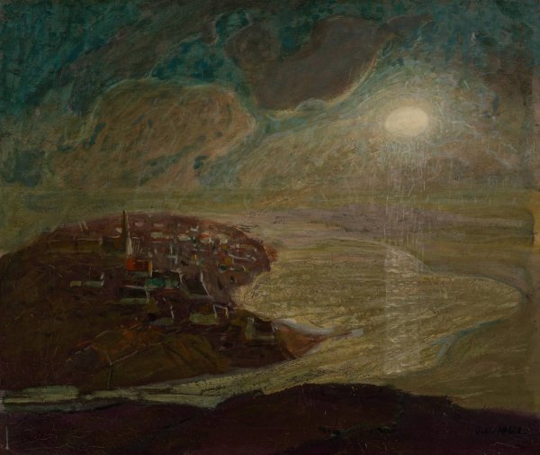 Main Product Photo of Magic City  Painting by John Noble