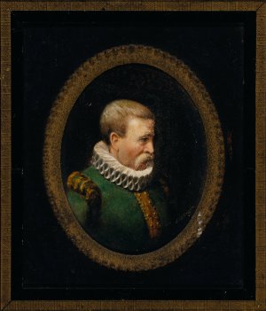 Portrait of a Huguenot Gentleman of the Time of Charles IX by John O'Brien Inman Oil Painting