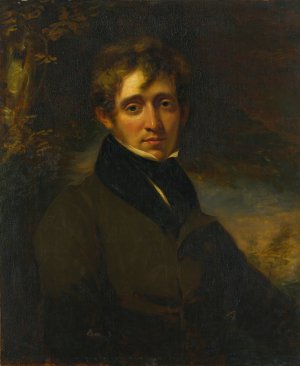 Portrait Of A Man, Said To Be The Poet Thomas Moore by John Opie Oil Painting
