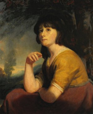 Portrait Of A Young Girl, Said To Be Lady Bathurst by John Opie Oil Painting
