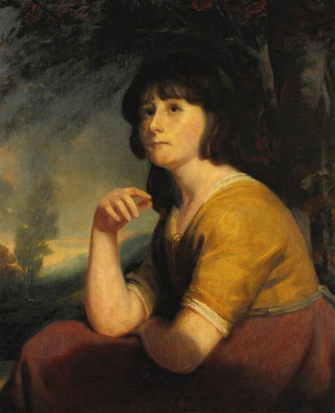 Portrait Of A Young Girl, Said To Be Lady Bathurst by John Opie - Hand-Painted Oil Painting Reproduction
