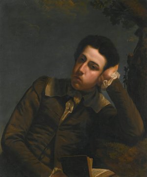 Portrait Of John Penwarne Junior by John Opie Oil Painting