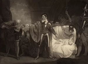 Scene from Shakespeare's Winter's Tale painting by John Opie