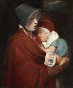 Street Singer and Child by John Opie Oil Painting