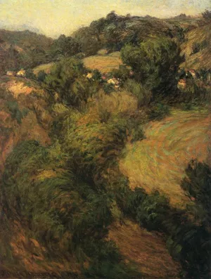 Across the Valley by John Ottis Adams Oil Painting