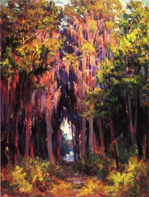 Hanging Moss, St. Petersburg by John Ottis Adams - Oil Painting Reproduction
