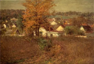 Our Village by John Ottis Adams Oil Painting