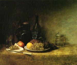 Still Life by John Ottis Adams Oil Painting