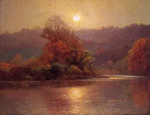The Closing of an Autumn Day by John Ottis Adams Oil Painting