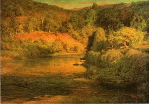 The Ebb of Day by John Ottis Adams - Oil Painting Reproduction