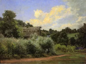The Grist Mill by John Ottis Adams - Oil Painting Reproduction