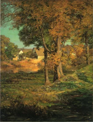 Thornberry's Pasture Brooklyn, Indiana by John Ottis Adams Oil Painting
