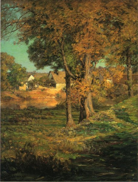 Main Product Photo of Thornberry's Pasture Brooklyn, Indiana Painting by John Ottis Adams
