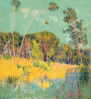 A clearing in the forest by John Peter Russell Oil Painting