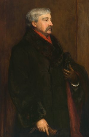 Bret Harte by John Pettie Oil Painting