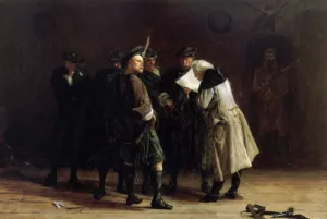 Jacobites 1745 by John Pettie - Oil Painting Reproduction
