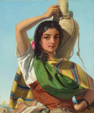 A Gypsy Water-Carrier of Seville by John Phillip Oil Painting
