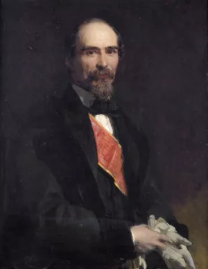 Marshall Ramon Cabrera, El Tigre Del Maestrazgos Oil painting by John Prescott Knight